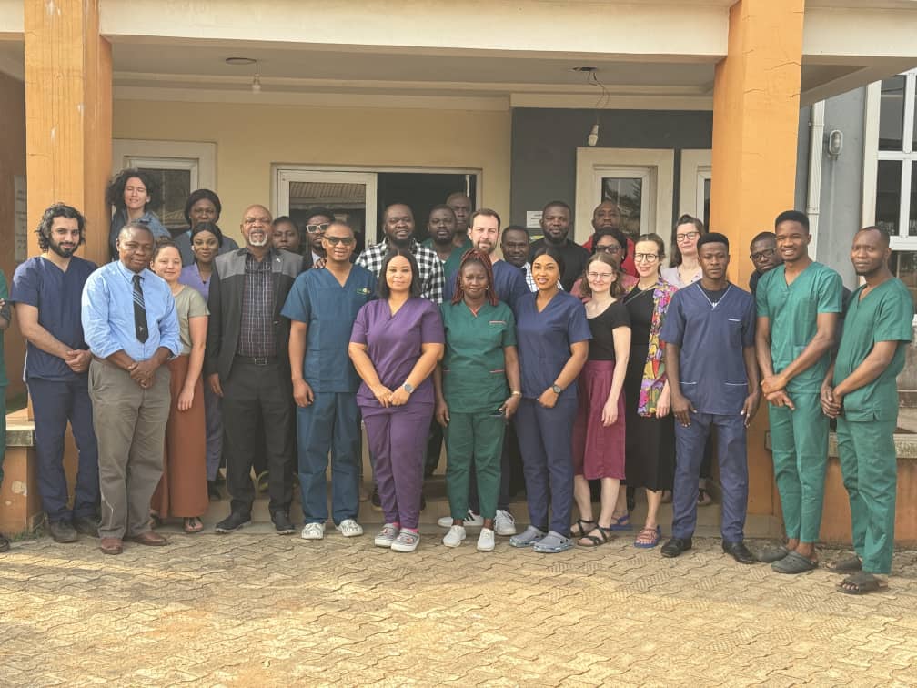 IVEPCR clinicians with visiting international research collaborators