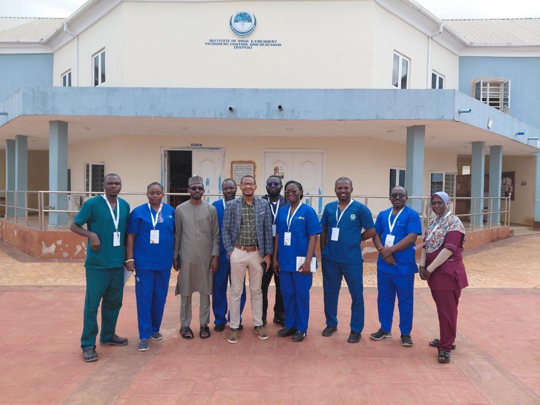 IVEPCR clinical and research team outside the institute building