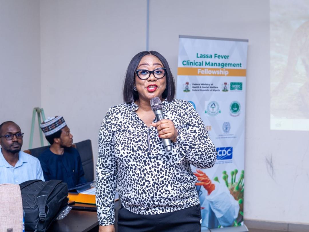 Lassa Fever Clinical Management Fellowship presentation