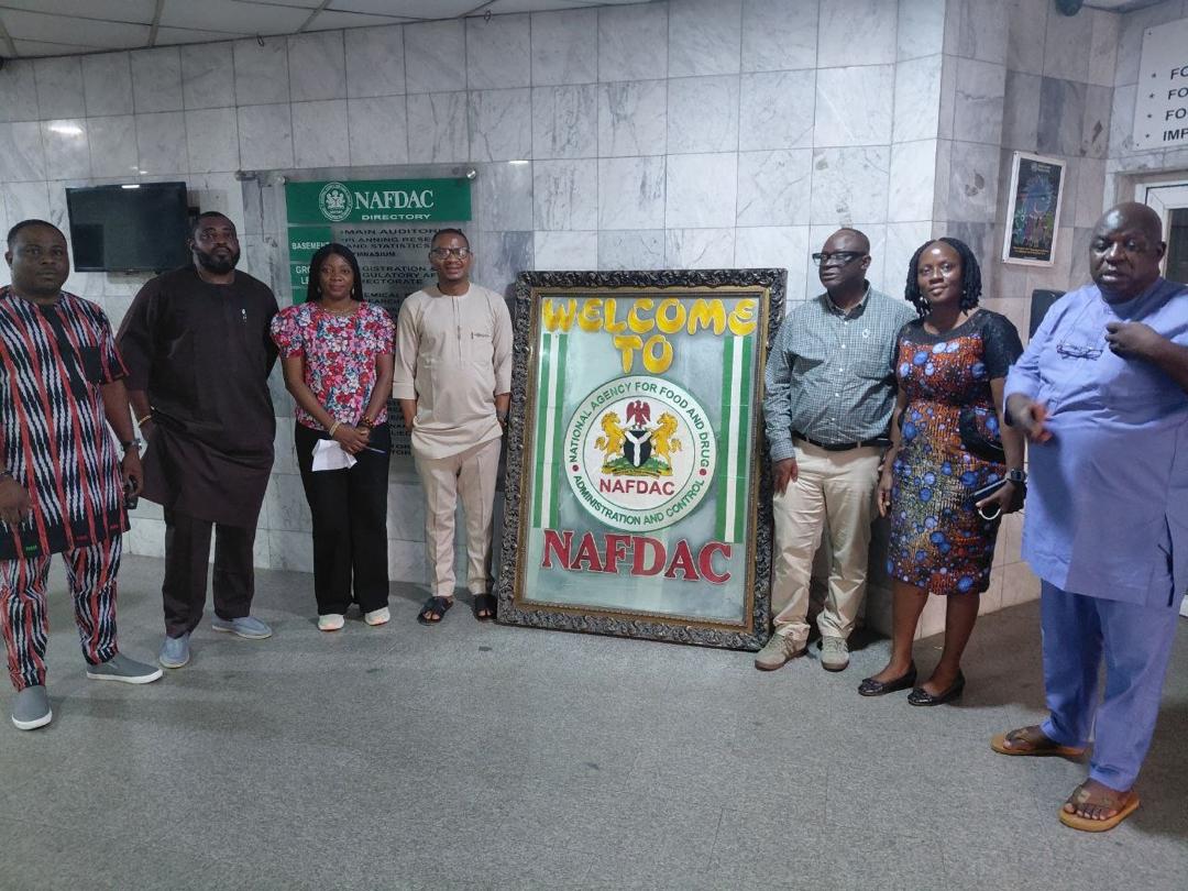 IVEPCR delegation at NAFDAC headquarters for partnership engagement